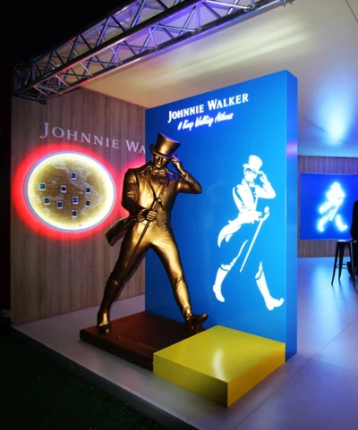 JOHNNIE WALER BOOTH AT ATHENS BAR SHOW 